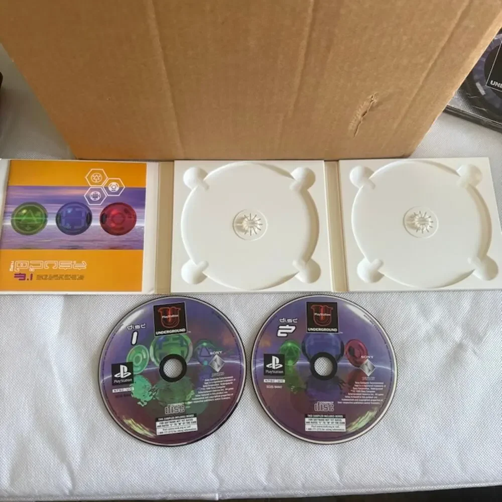 Sony Playstation 1 Underground Magazine 2.4 3.1 3.2 3.3 3.4 CIB Demo 1998/1999